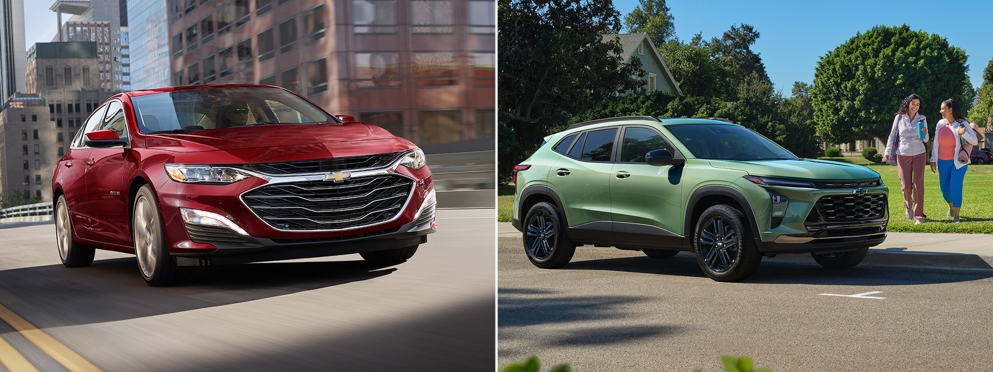 Chevy Malibu in the Snow