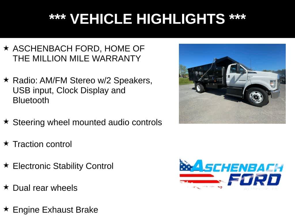 2024 Ford F-650 Straight Frame F-650 SD Diesel Straight Frame