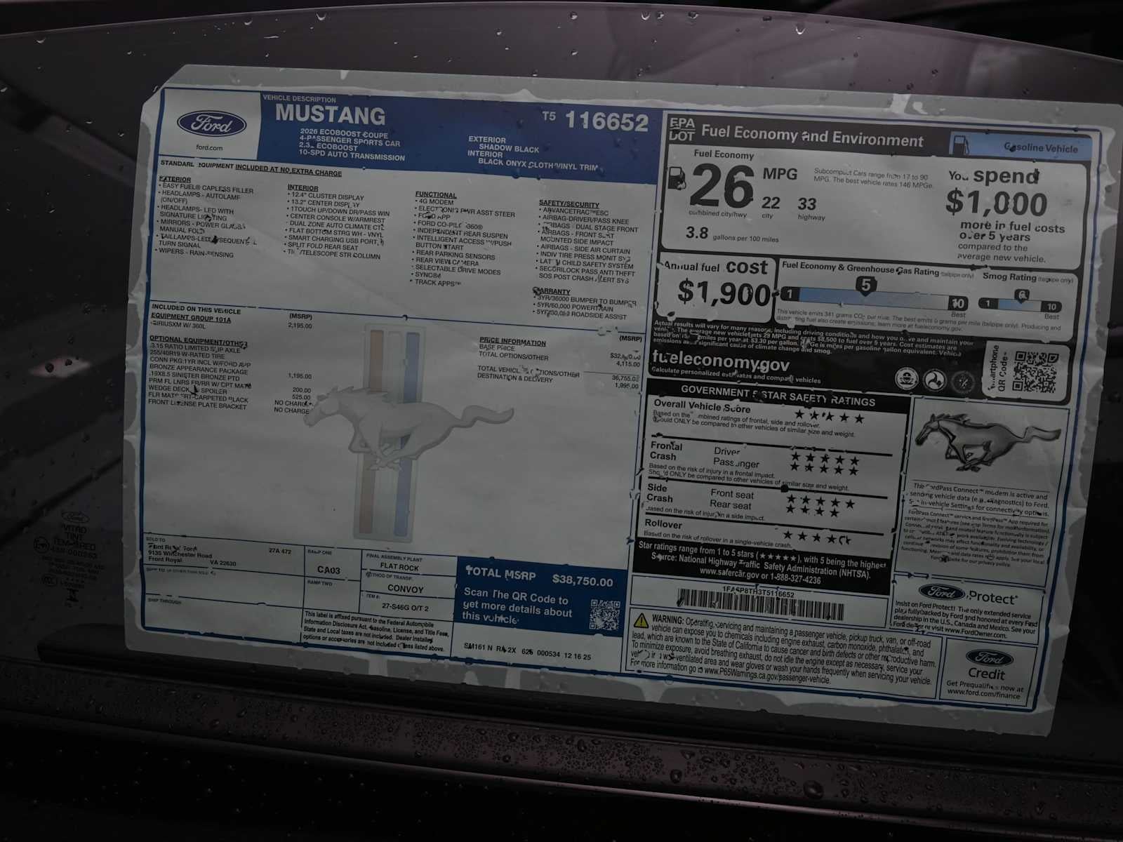 2026 Ford Mustang EcoBoost