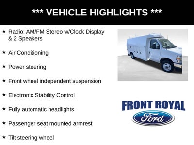 2024 Ford E-Series Cutaway Base