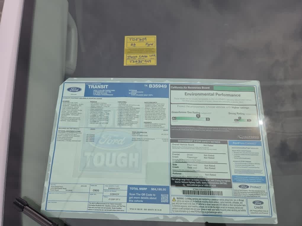 2026 Ford Transit Cargo Van Base
