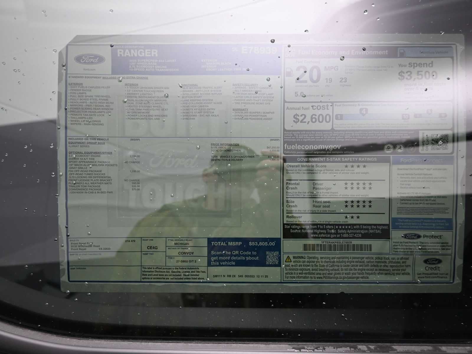 2025 Ford Ranger LARIAT