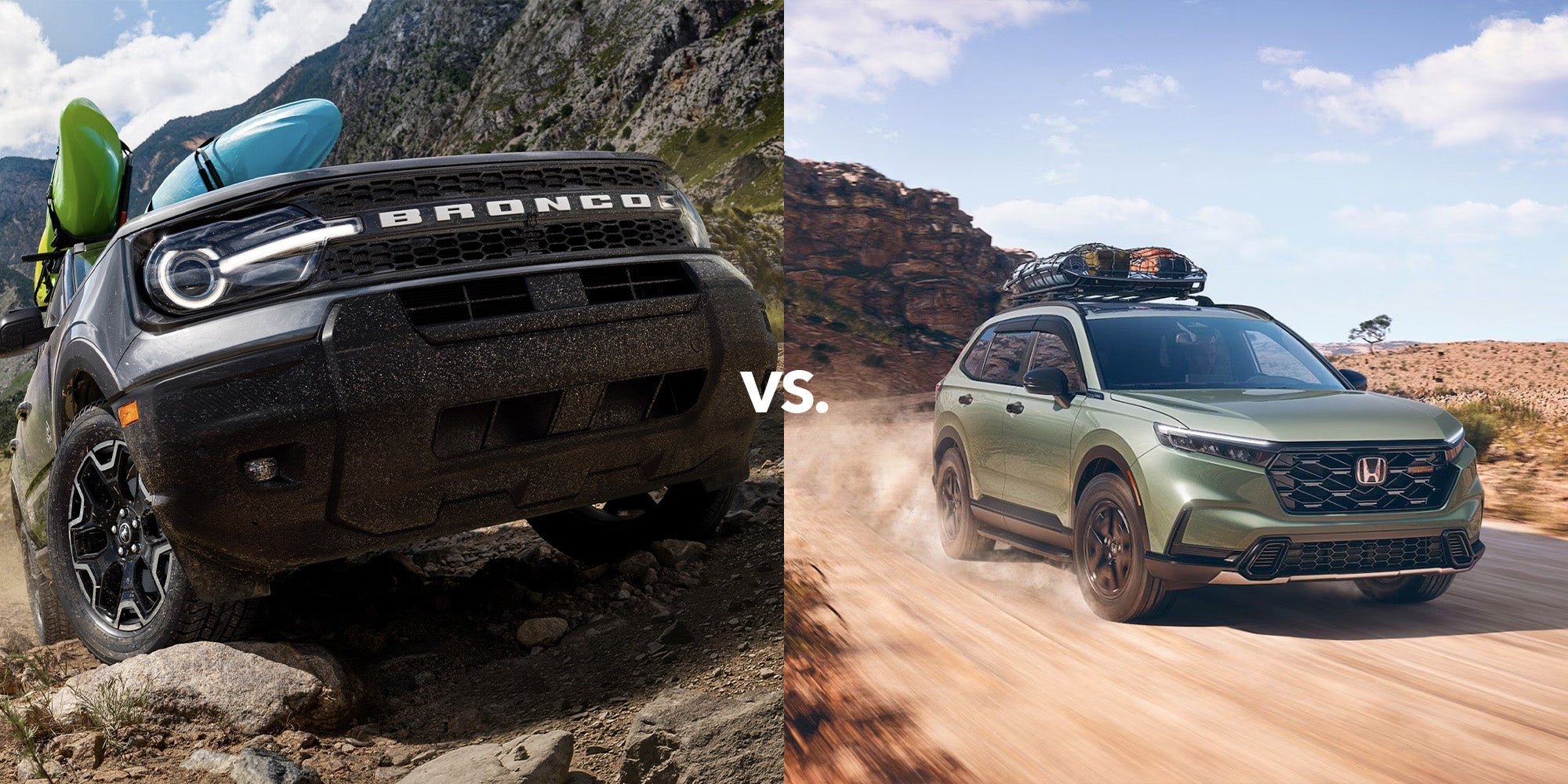 Ford Bronco Sport vs Honda CRV