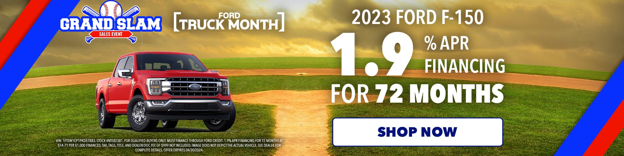 1.9% for 72 months on 2023 F-150