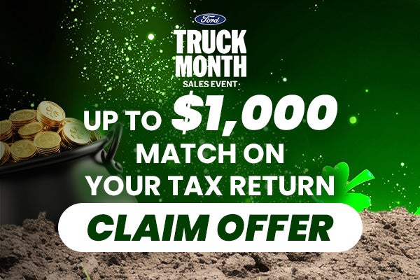 Up to $1,000 Match On Your Tax Return!