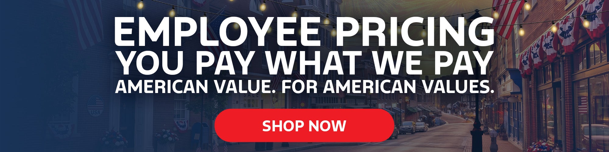 Employee Pricing for All! 